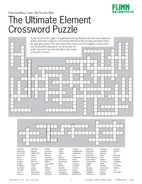 ", 7 letters <b>crossword</b> clue. . Elemental variant crossword